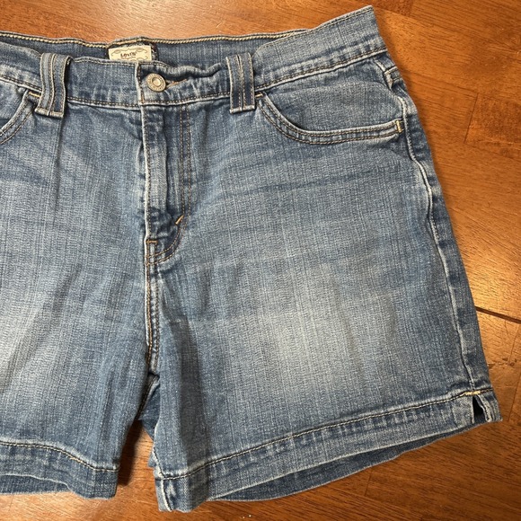 Levi's 515 Jean Shorts Women's Size 12 Blue Denim - Picture 3 of 12